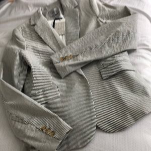 Jacket with stripes
